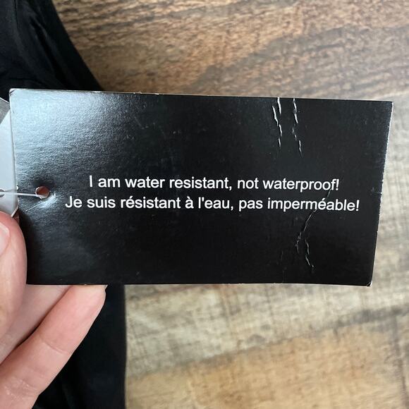 Samuel Dong Sleeveless Zip Front Ruffle Dress Solid Black Size Small NWT - Picture 5 of 9